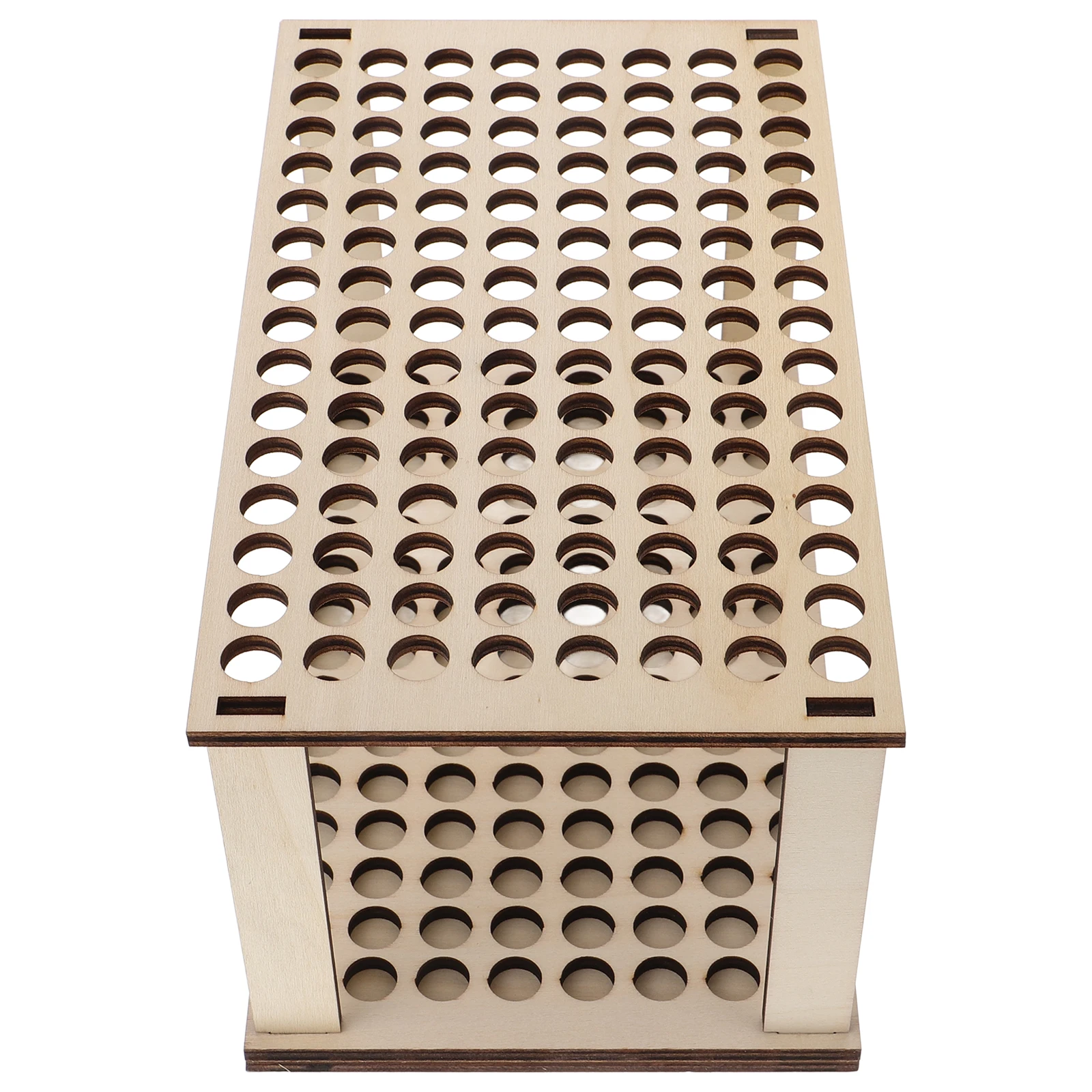 

Wooden Brush Storage Rack Durable Stand for Paint Brushes Markers Colored Pencils Multifunctional Art Supplies Organizer