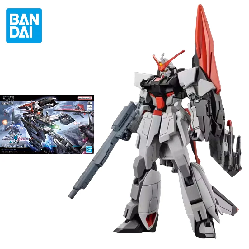 Bandai Original GUNDAM Anime HGCE 1/144 MURASAME KAI Action Figure Assembly Model Toys Collectible Model Gifts for Children