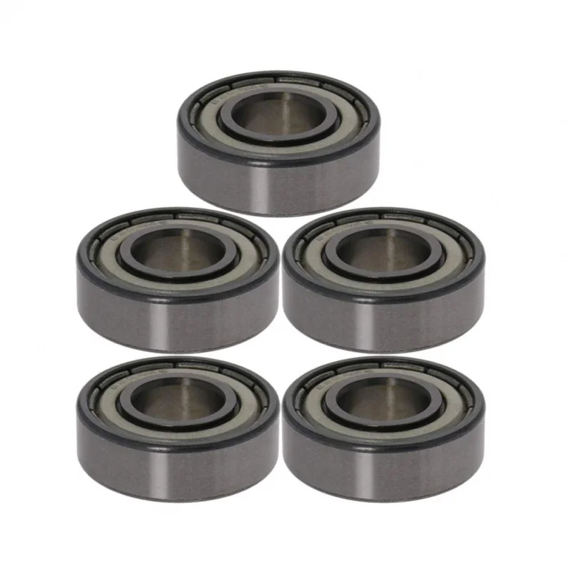 5Pcs 6202ZZ Deep Groove Ball Bearings, 15x35x11mm GCr15 Double Rubber Sealed Fit for Skateboard and 3D Print Projects P0