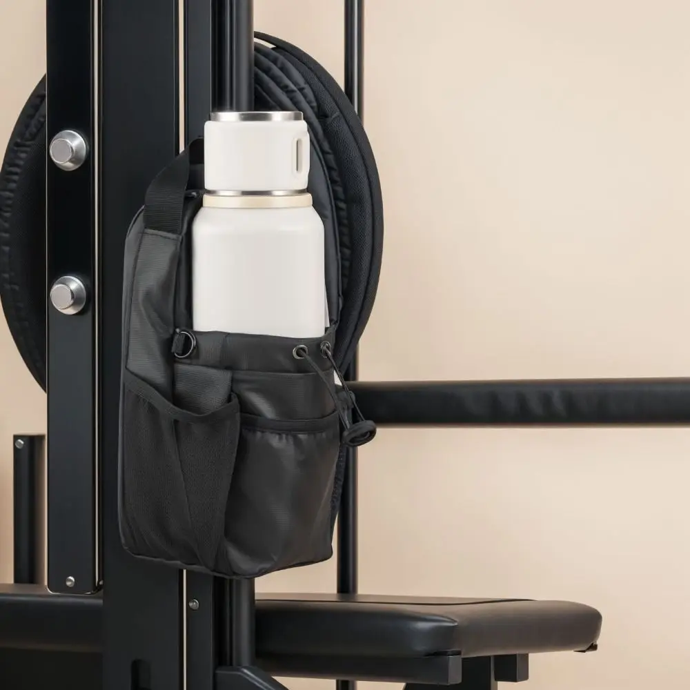 

Magnetic Water Bottle Sling Bag Large Capacity Pull Cord Gym Bottle Bag Convenience Waterproof Crossbody Sports Bag Gym