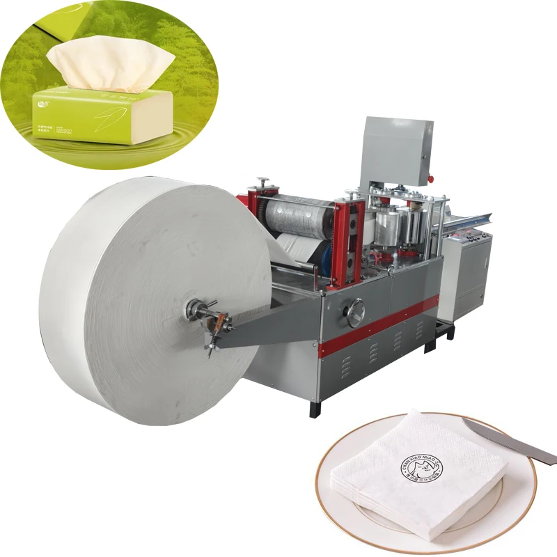 FOODLINE Paper Napkin Machine Manual Simple Adjustment Device For Non‑technical Operator Napkin Production Work