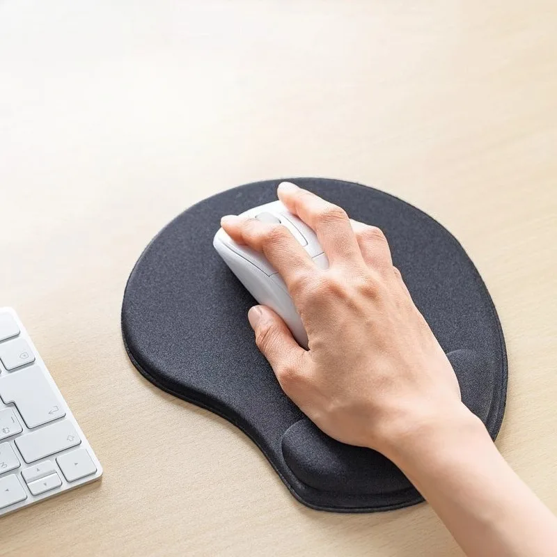 

Minimalist Style Wristband Mousepad 70g Hand Support Integrated Type Anti Slip Antibacterial Slow Rebound for Office or Esports