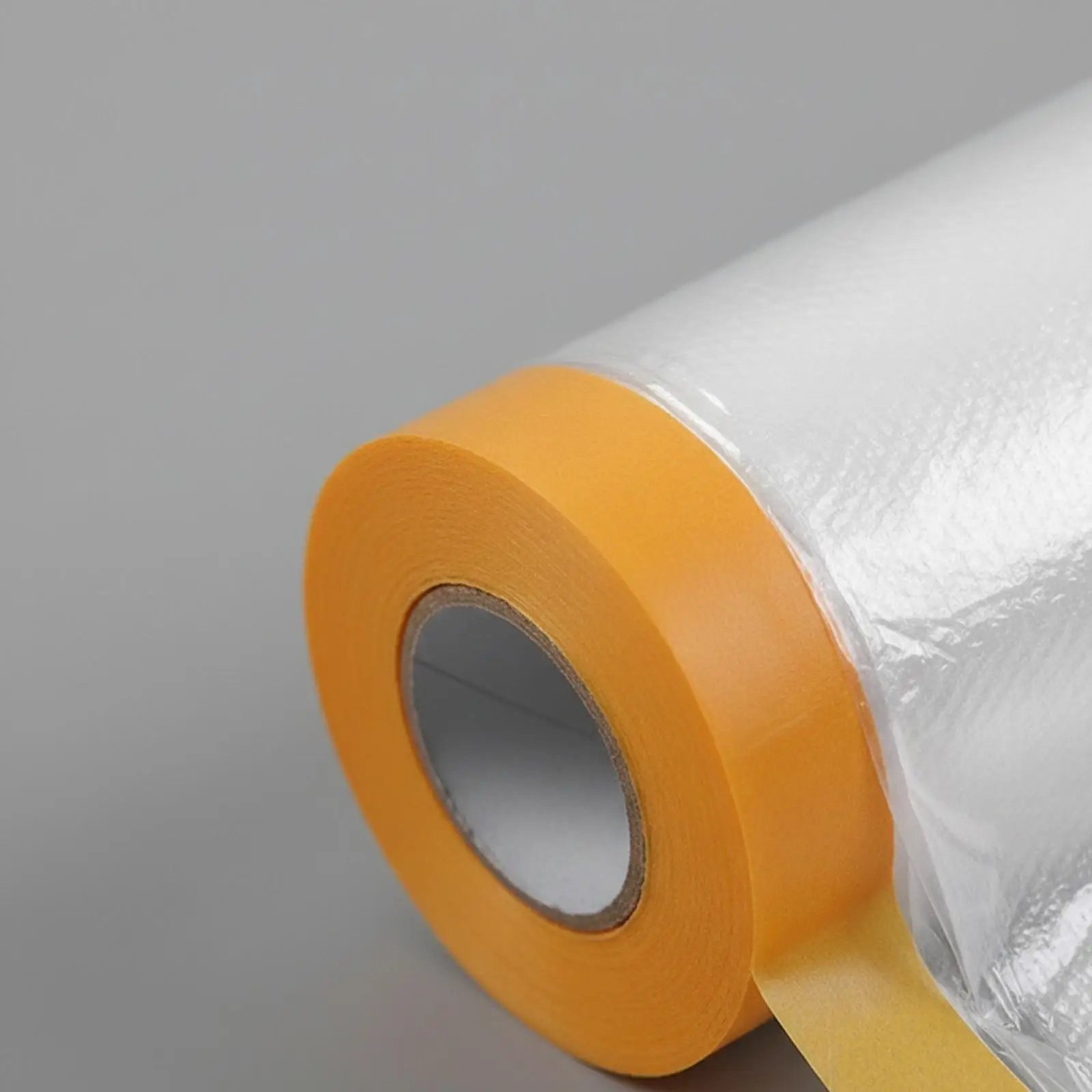 Furniture Dust Proof Cover Clear Plastic Wrap with Positioning Strip for Home Improvement Tasks