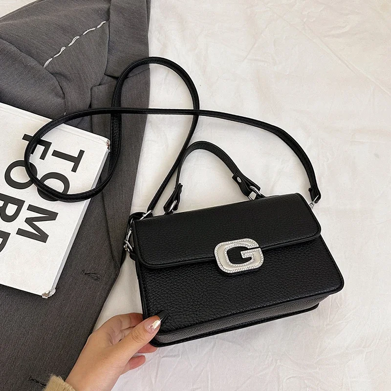 

Chic Paris-Inspired Satchel Bag Vintage Crossbody Handbag Textured Leather Minimalist Design Luxury Tote