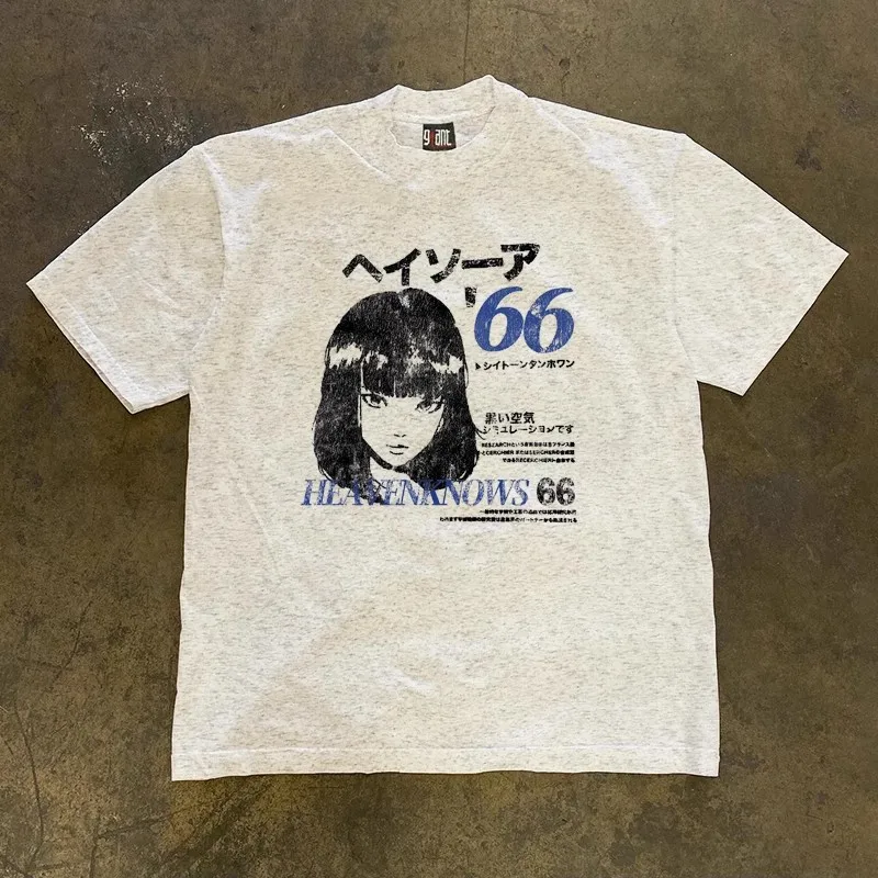 ピュアコットンヘビーウェイトルーズフィット半袖tシャツ-アメリカンレトロスタイル-メンズ＆レディース-xiao-chen-s-multi製