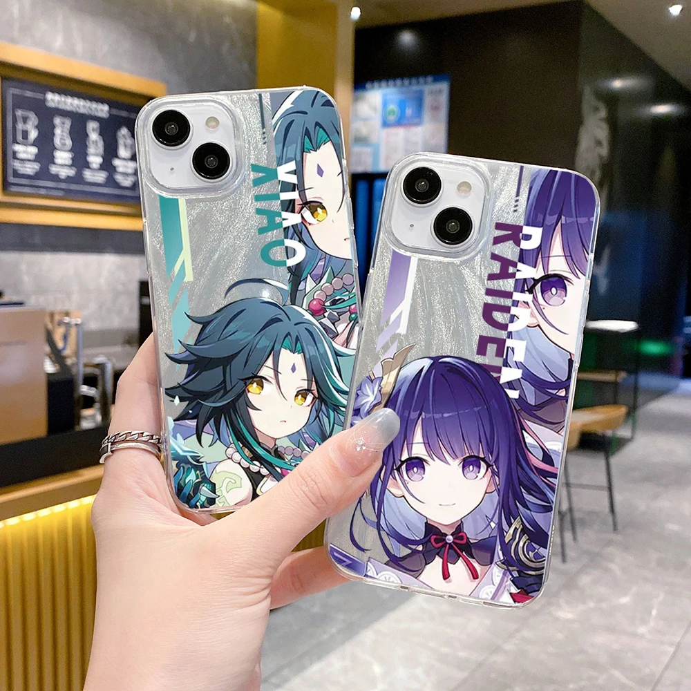 Game Genshin Impact Phone Case FOR XIAOMI 11LITE POCO M6 X6 X5 F5 X3 M3 GT NFC REDMI POCO C65 M65 C61 C55 C51 C50 M6 M5 SPRO