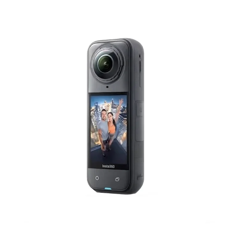 Insta360 X5 مقاوم للماء 15 متر 1/1.28 بوصة أجهزة استشعار 8K 360 HDR فيديو 72MP صور 4K60fps عدسة واحدة Insta 360X5 كاميرا رياضية