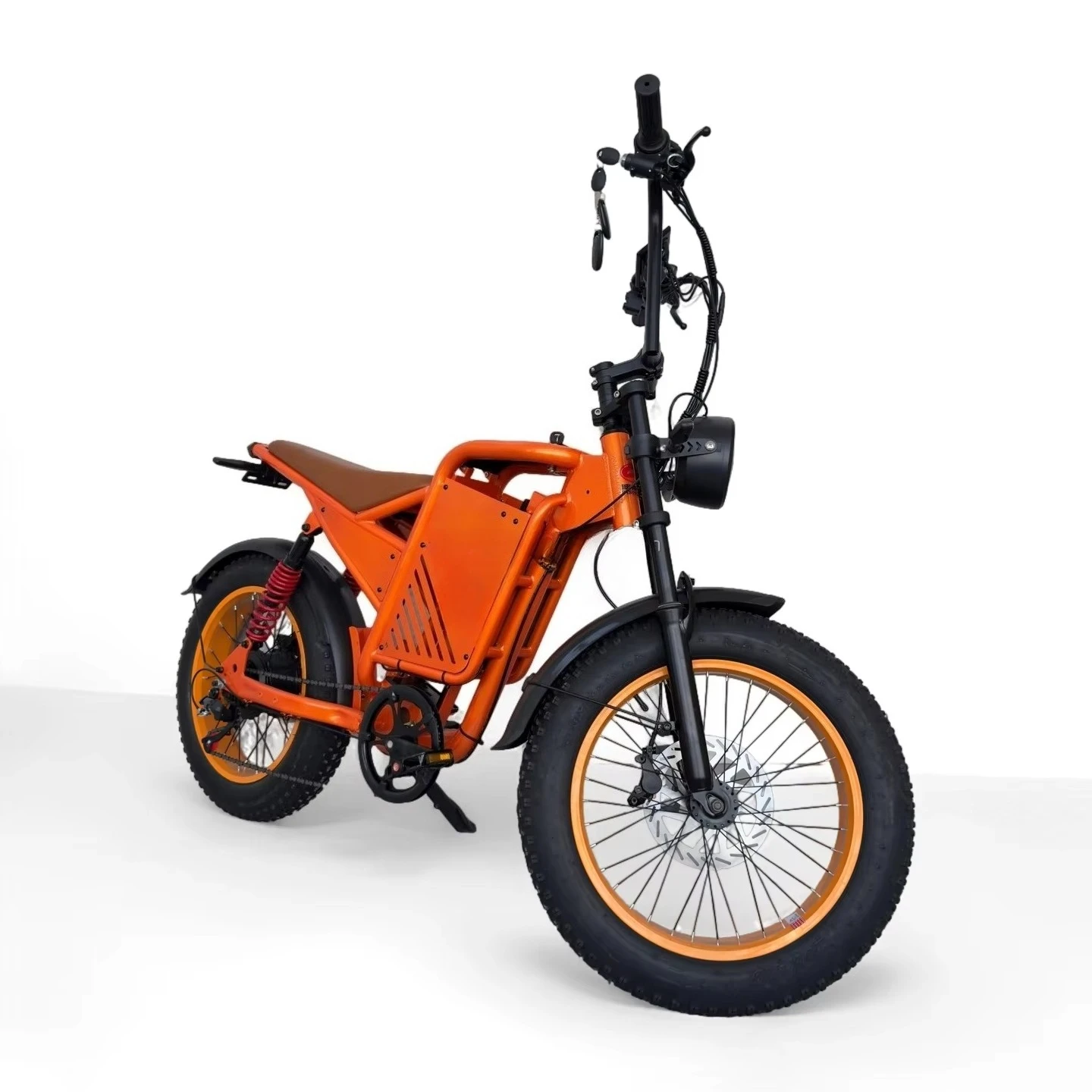 Stlf 1000W Brushless E-Bike Lithium Battery-20-Inch Wheels Sturdy Steel Frame 7-Speed Rear Hub Motor Foldable