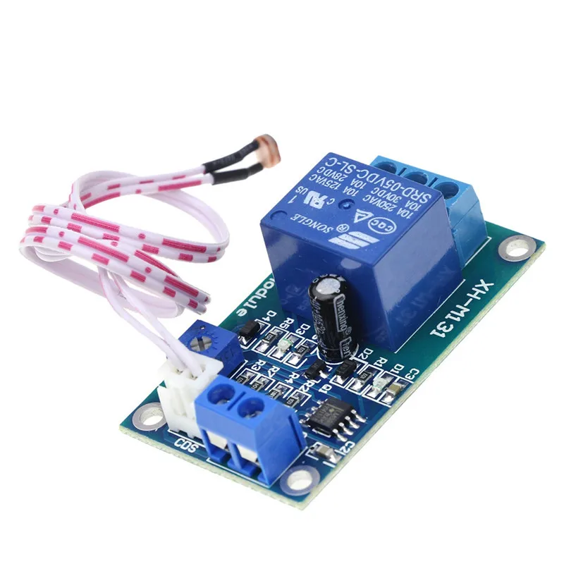 automatic control module 5V 12V 24V photorelay light photosensitive resistor XH-M131 brightness switch module