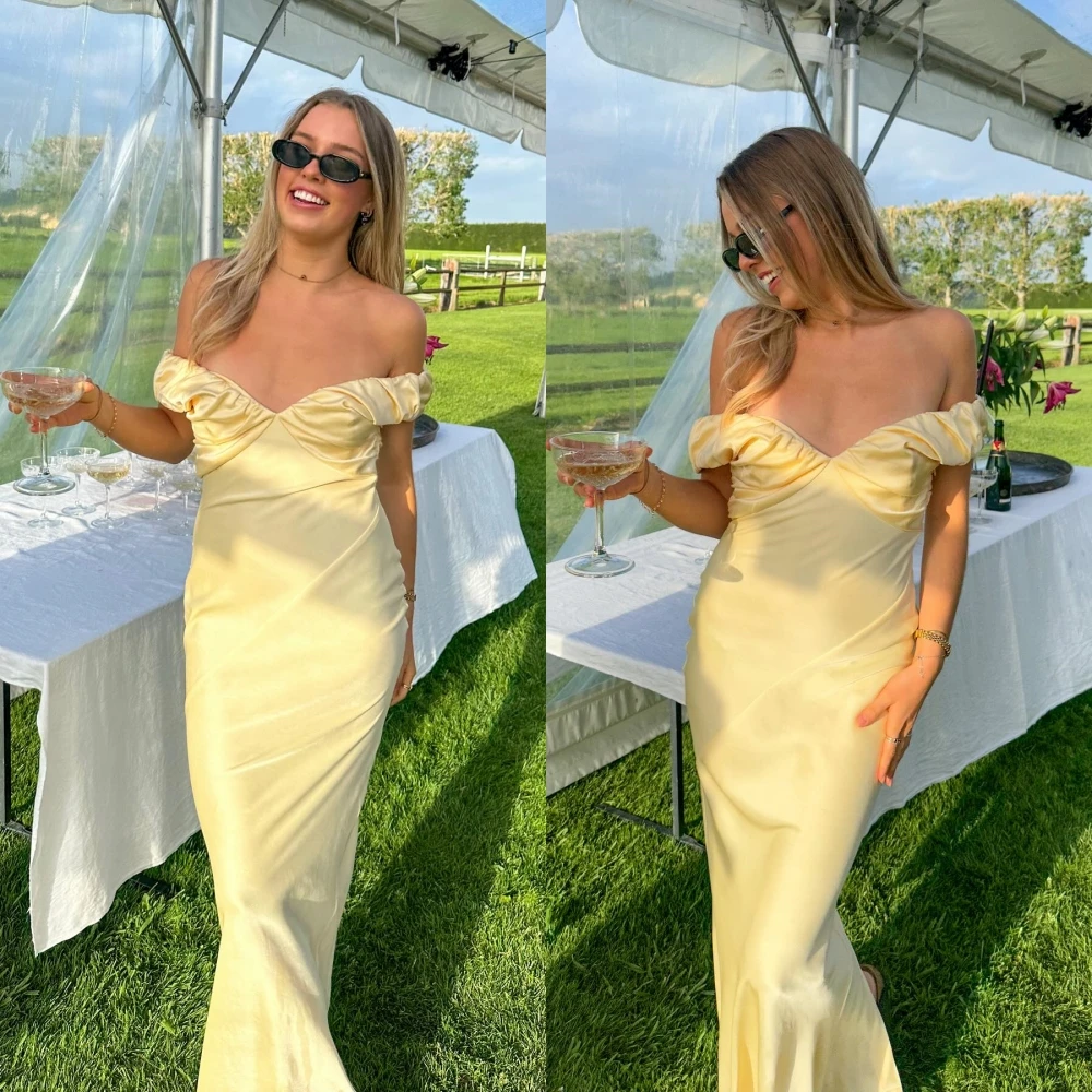 

Customized Graceful V-Neck Cap Sleeve Evening Dress Delicate V-Neck Back Celebrity Gowns Classic Sheath Back Slit Part