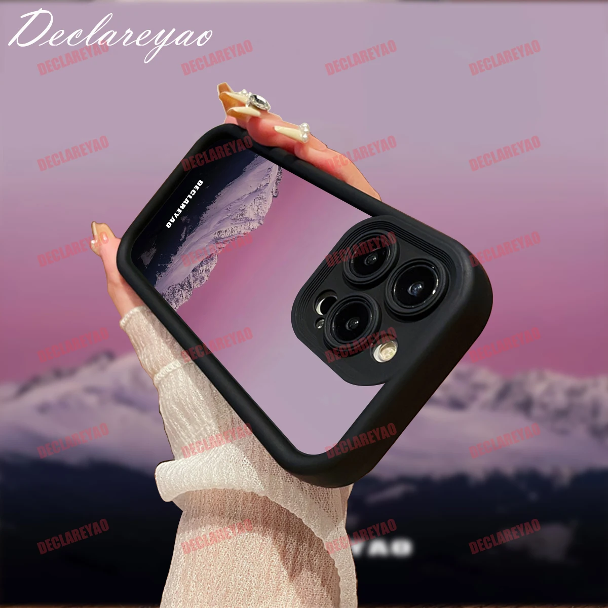 DECLAREYAO حافظة رفيعة من مادة البولي يوريثان الناعمة لهاتف سامسونج جالاكسي FE S21 S24 Plus S20 S23 مقاومة للصدمات #1