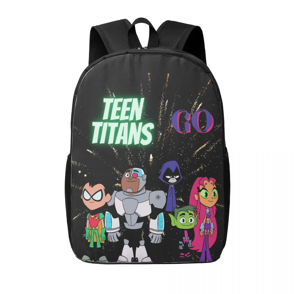 Titans , Goooooo ผู้หญิงกระเป๋าเป้สะพายหลังชายหญิง Bookbag Casual นักเรียนโรงเรียนกระเป๋าแบบพกพาแล็ปท็อป Rucksack กระเป๋าสะพาย