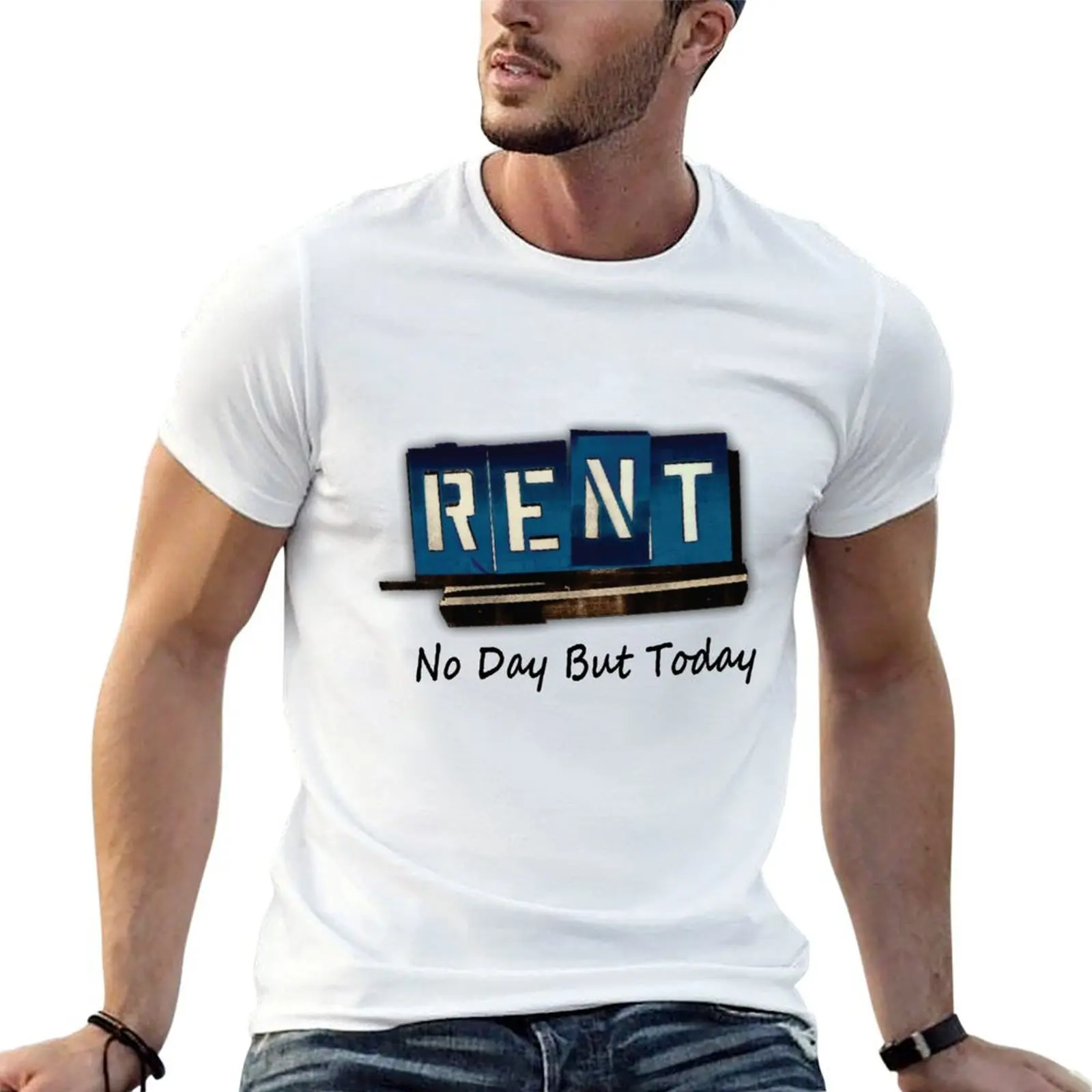 Rent The Musical T-Shirt oversized graphic tee Clothing T-shirt men