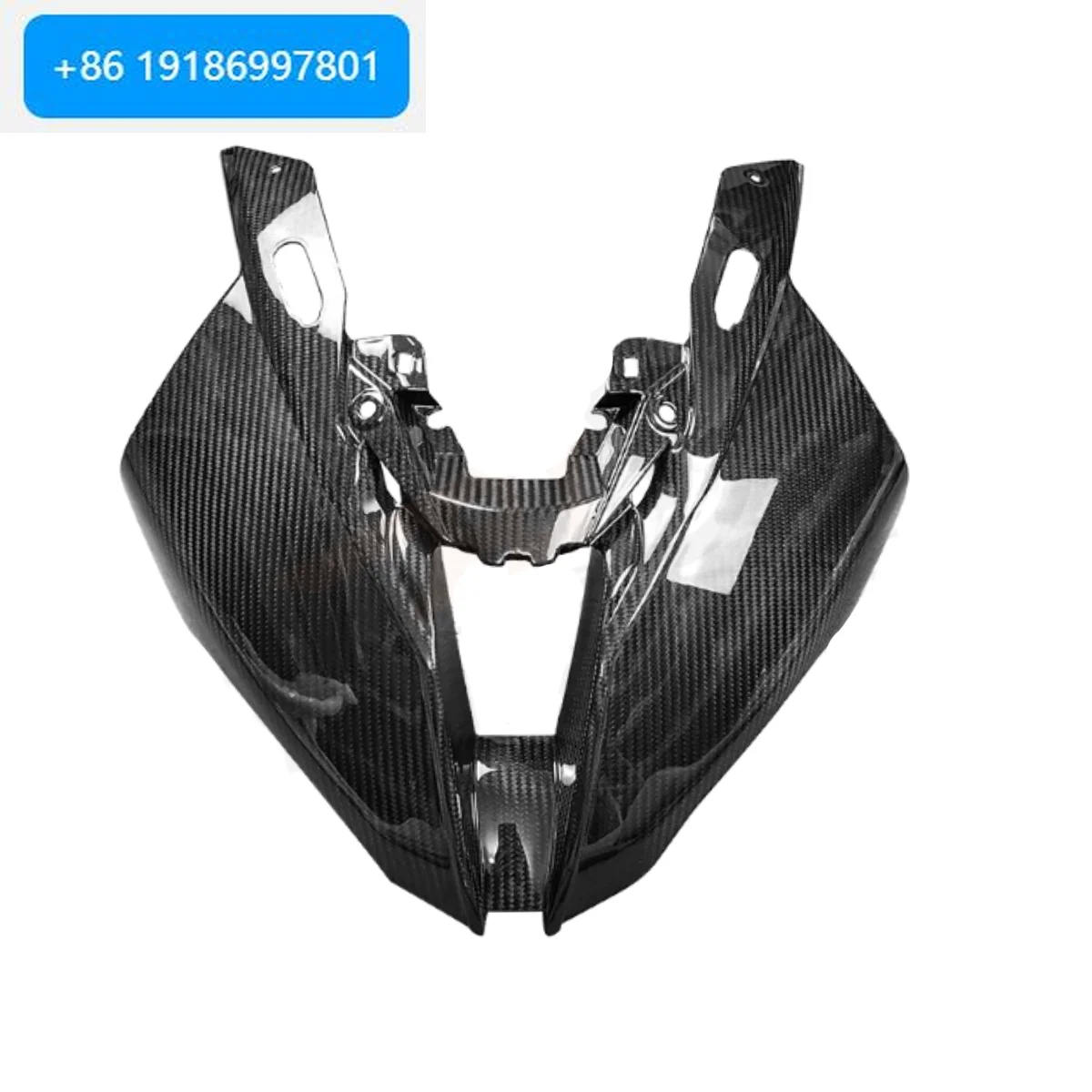 For S1000RR M1000R HP4 2019 2020 2021 2022 3K 100% Dry Carbon Fiber Motorcycle Accessories Front Air Intake Ram Headlight