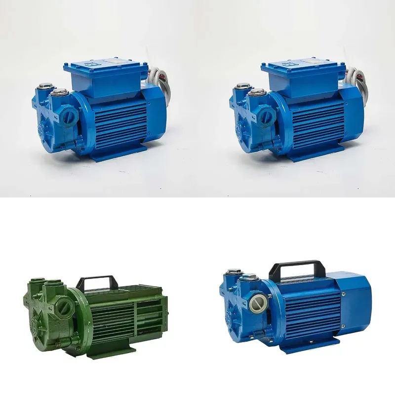Explosion-proof Movable Self-suction Cast Iron Low Pressure Electric Rotary Vane Pump for Marine Petroleum Liquid Transfer