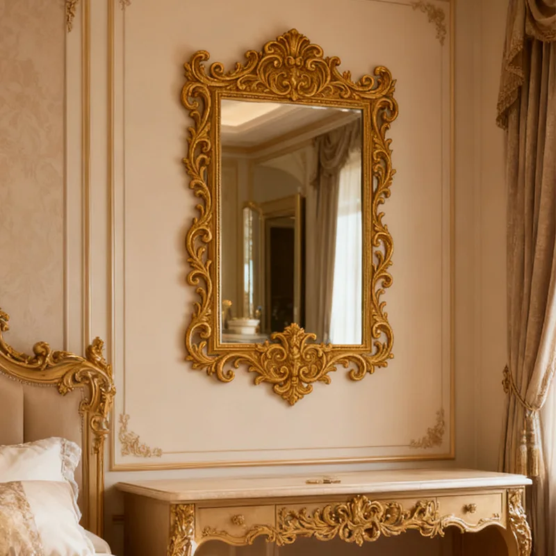 Elegant Entrance Hall Decorative Mirrors Bedside Living Room Beauty Decorative Mirrors Design Art Espejos Para Pared Home Decor
