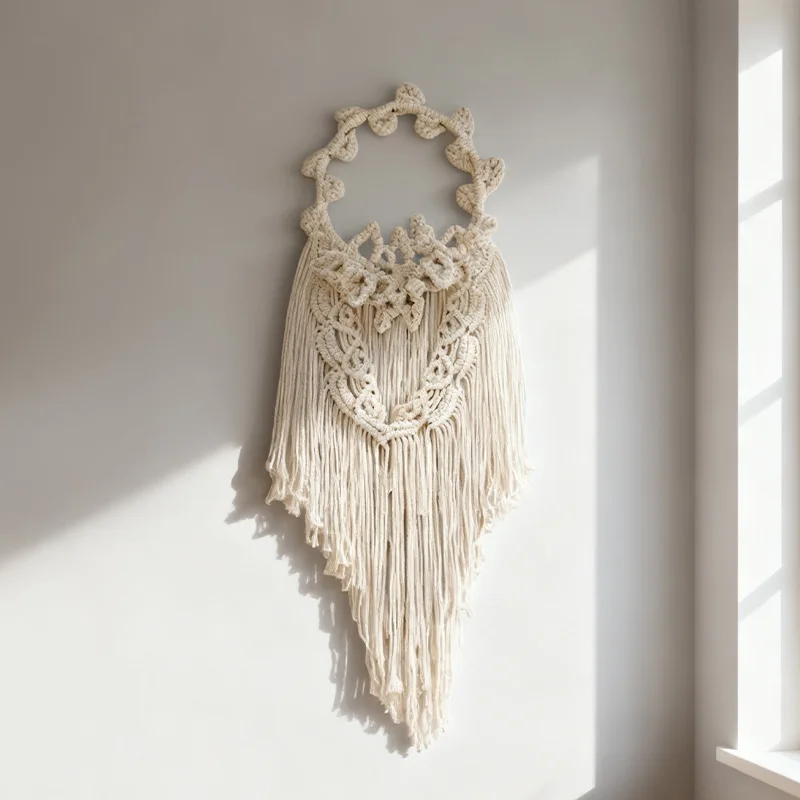 New Bohemian Hand-woven Tapestry Source Home Cotton Rope Wall Tapestry Bedroom Blanket Hanging