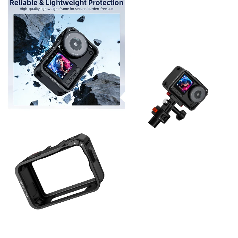 

For DJI Action 6 Camera Frame Vertical/Horizontal Shooting Protective Frame
