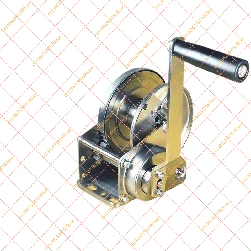 304 Stainless Steel Manual Hand Winch Two-way Self-locking 1200Lbs 2600Lbs Hoist Boat Trailer Workshop Cargo Lifting Equipment