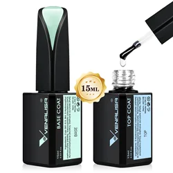 VENALISA Long Wear Diamond Top Coat Super Glossy Anti-yellow Soak Off UVLED Nail Gel Polish Semi Permanent Color Gel Varnish15ml