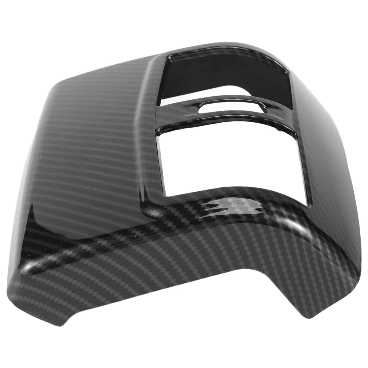 ABS Carbon Fiber Rear Air Condition Outlet Vent Cover Trim Sticker Accessories For Mercedes Benz W212 E-Class