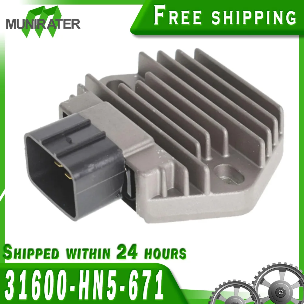 

Voltage Regulator Rectifier 31600-HN5-671 Replacement for TRX350 TRX450 400 450 Foreman Rancher