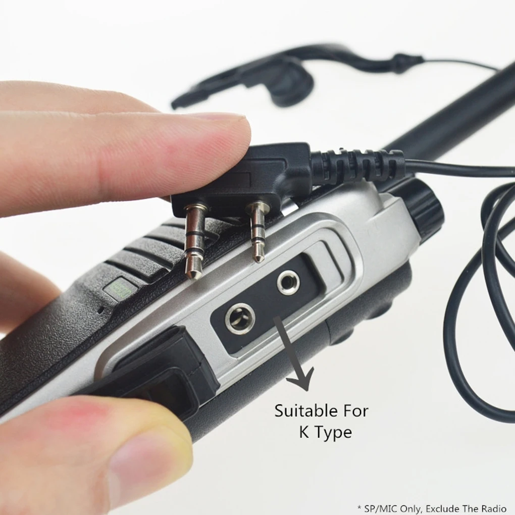 

2-pin Walkie-talkie Clip-on Microphone Speaker 3.5mm 2.5mm Plastic Mic Two-way Radio Accessories Replacing Parts