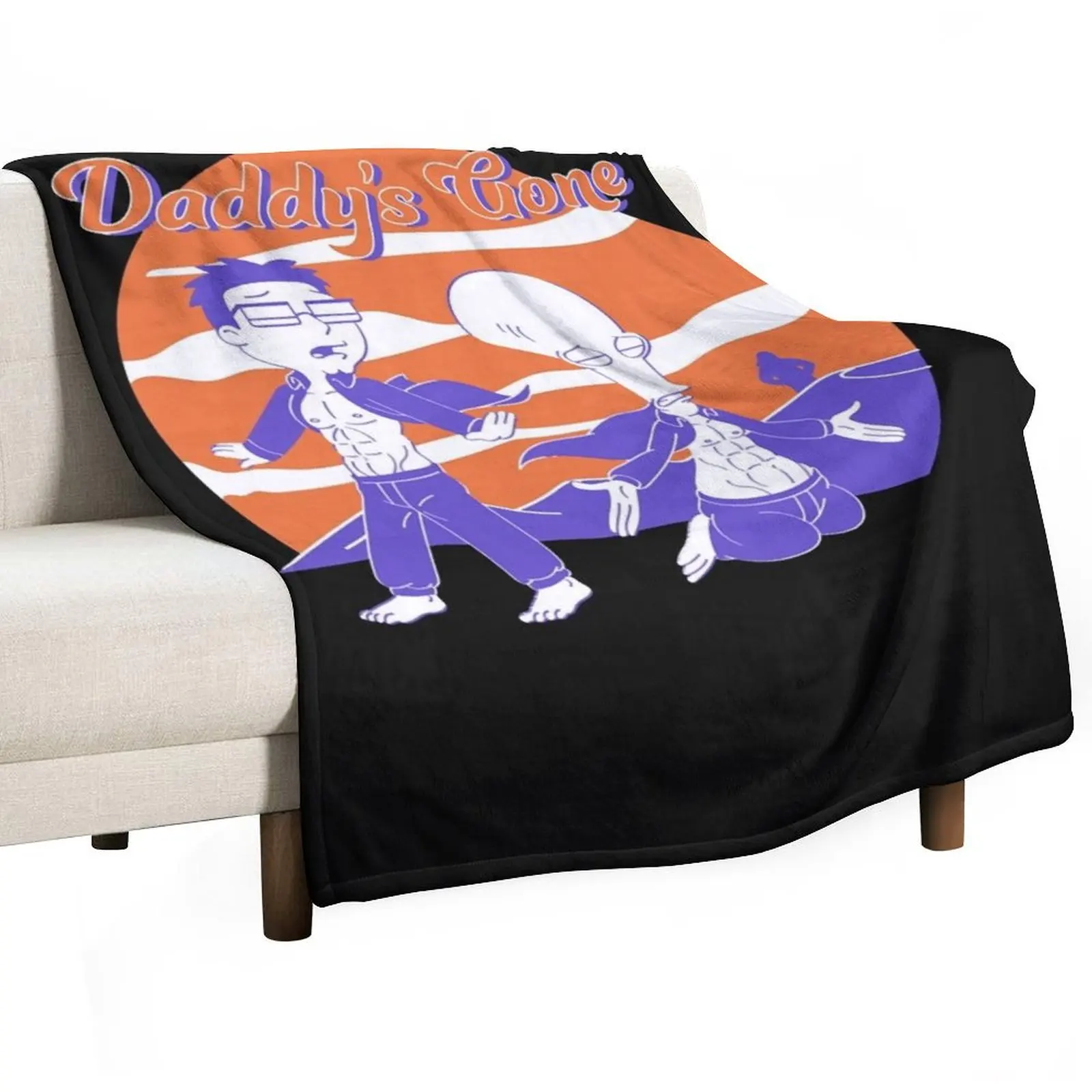 Daddy&x27;s Gone Classic T-Shirt Throw Blanket warm winter Vintage Flannel For Sofa Thin Blankets For Bed Blankets