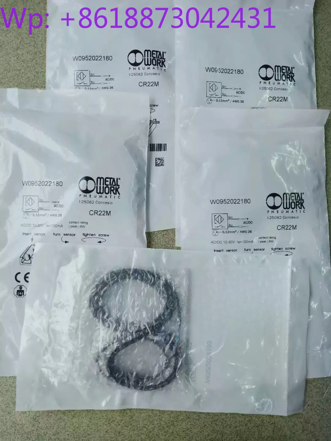 New Italy METAL WORK Magnetic Switch CR22M W0952022180 1pcs