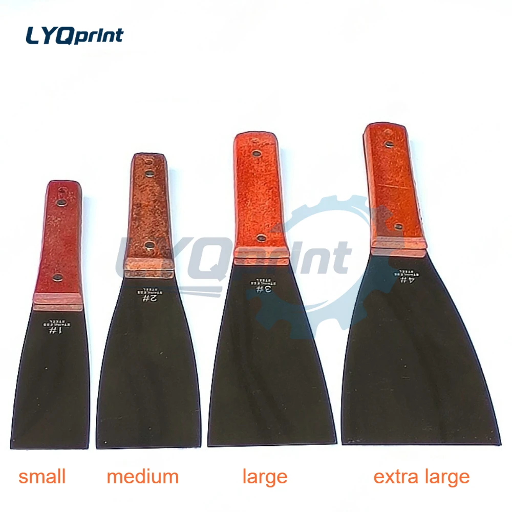 Printing Machine Ink Mixing Knife Stainless Steel Ink Scraper Cleaning Putty Solder Paste Scraper for Roland Heidelberg