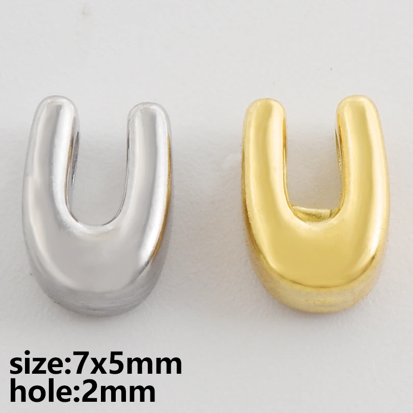 8-26 teile/los Exquisite Kompakte Edelstahl 26 Buchstaben A-Z Charm Anhänger Schmuck Machen Handwerk Diy Halskette Armband Zubehör – Detail 22
