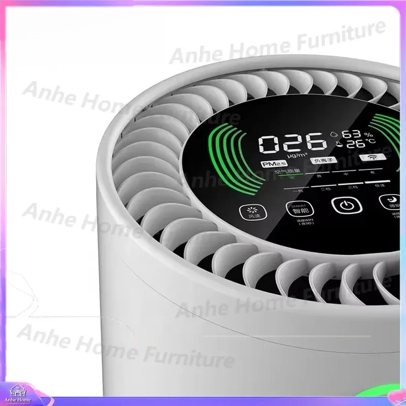Tuya Smart Air Purifier for Home Large Room 72sqm HEPA Filter Remove Pet Hair Dander Smoke Odor Dust Allergens Quiet