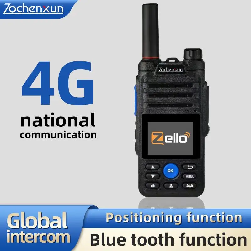 Top B5 Zello Walkie Talkie 4g Radio With Sim Card Blue tooth Long Range Two Way Radio Walkie Talkie Profesional Powerful