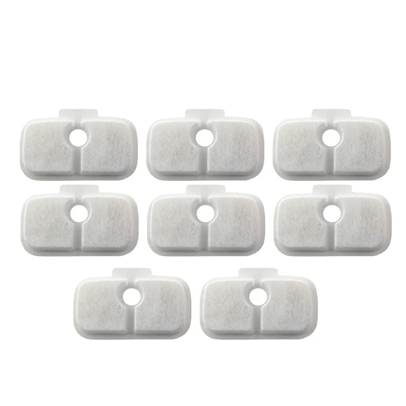 8 упаковок, сменные фильтры для водяного фонтана Dockstream PLWF005 PLWF115, фильтры для бесшумного водяного фонтана для домашних животных