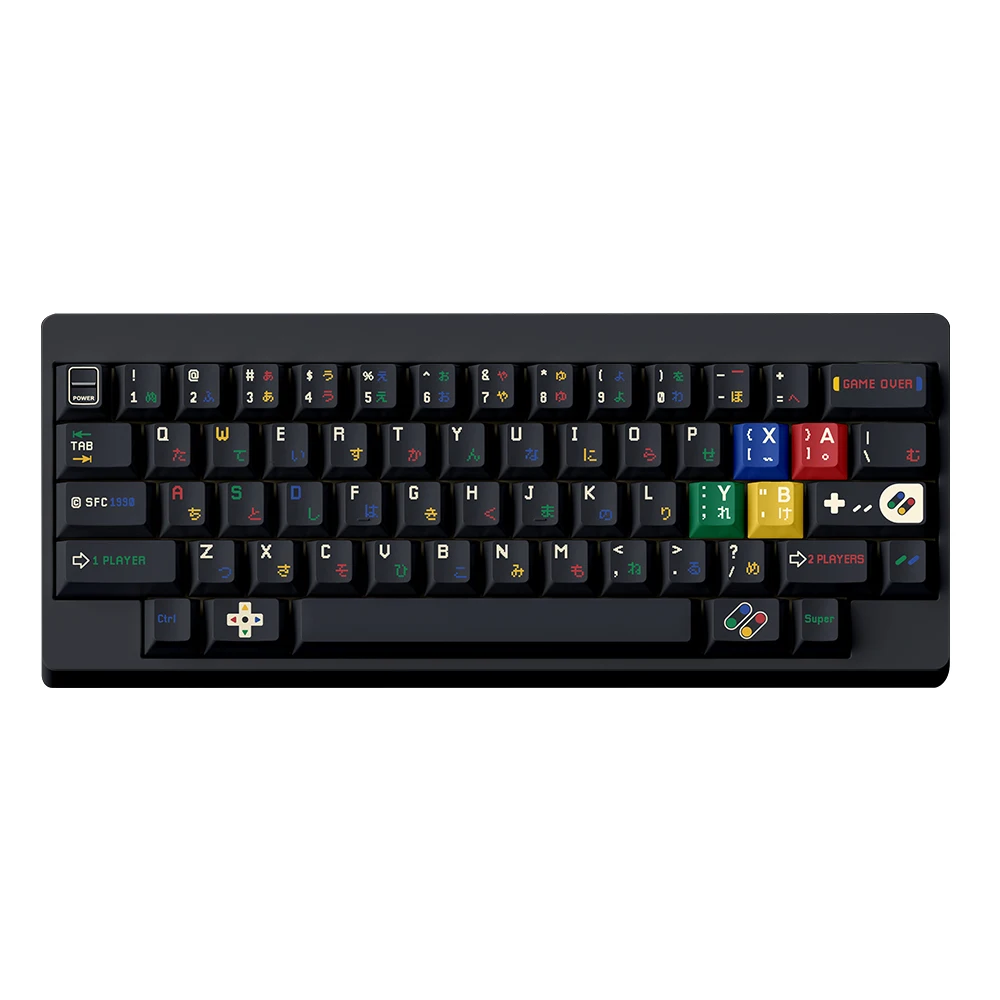 FBB Keycap SFC 1990 الطبعة الليلية التسامي PBT ملحقات لوحة المفاتيح الميكانيكية المخصصة شخصية ذاتية الصنع