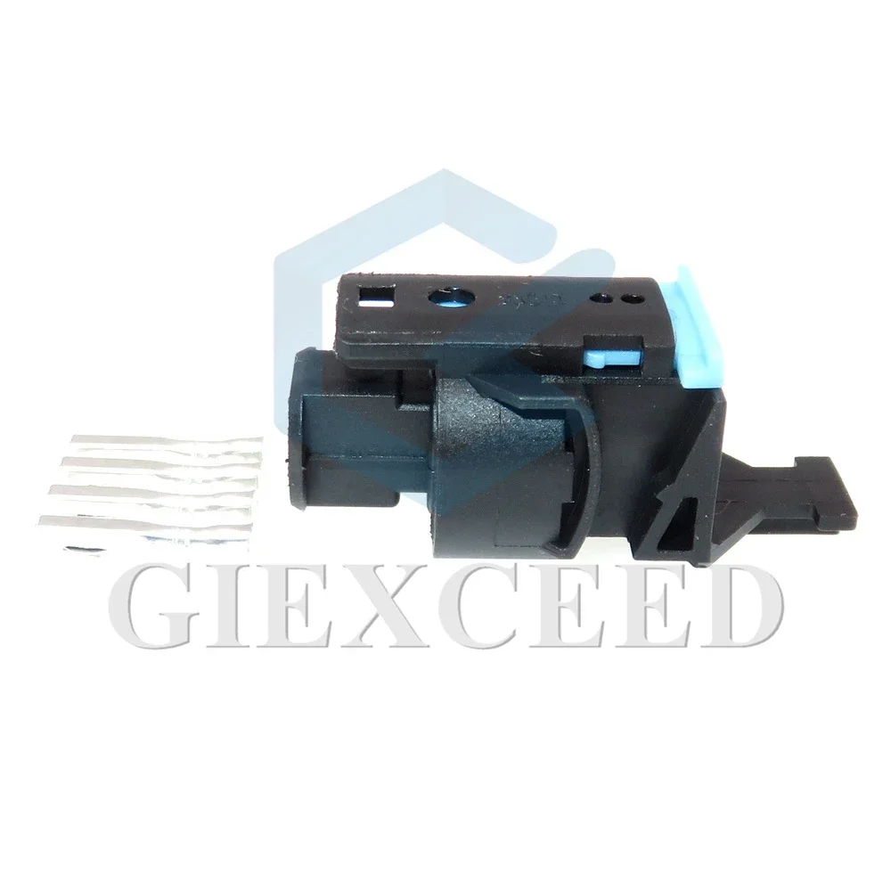 2 Sets 4 Pin Car Cable Connector 1718109-1 Auto External Handle Inductor Doorknob Socket AC Assembly For VW Audi 3C0973704