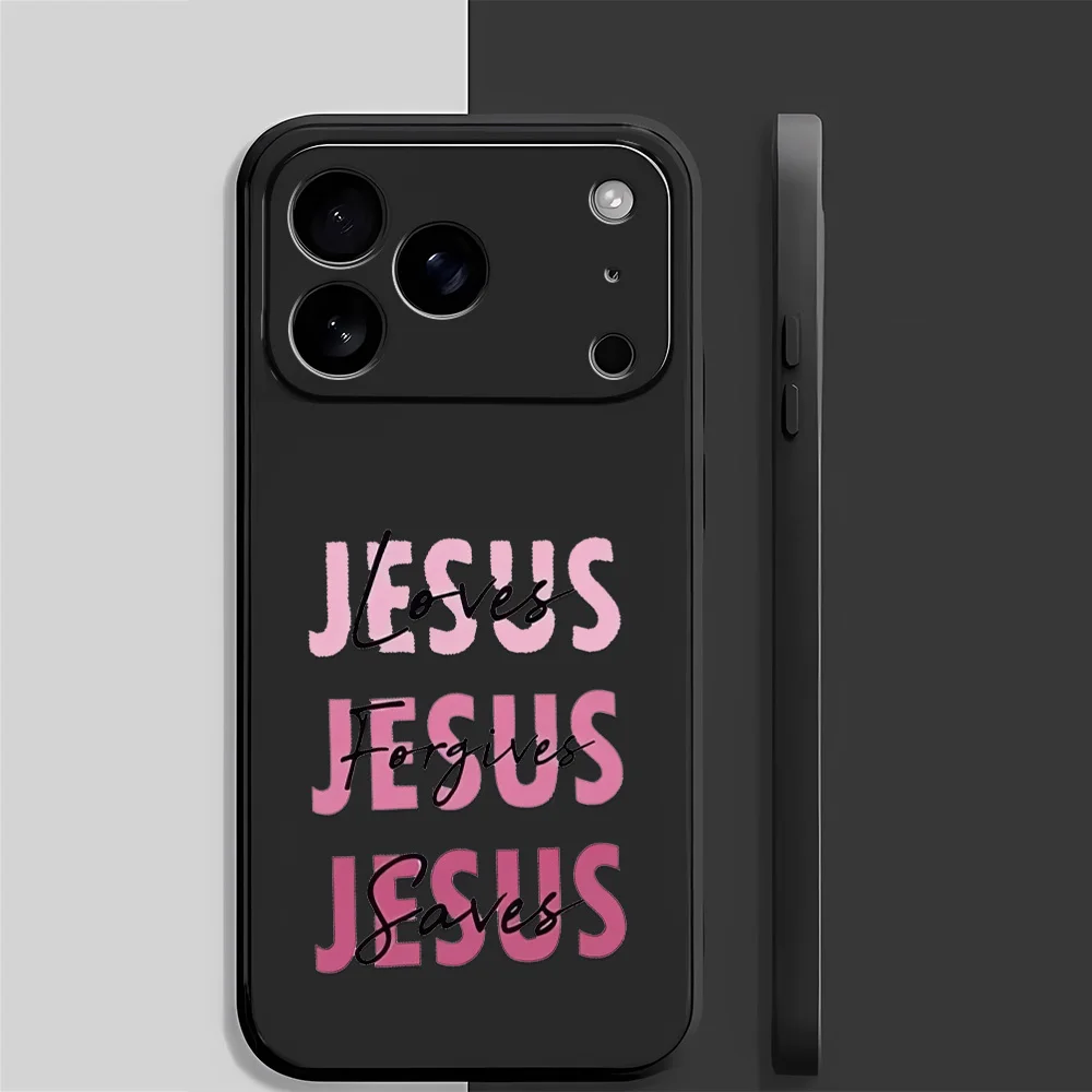 

JESUS Phone Case for iPhone17ProMax/17Pro/17/16/16Pro/15/14/13/12/11/Pro/Plus Fashion Friend Gift Aesthetic Phone Case