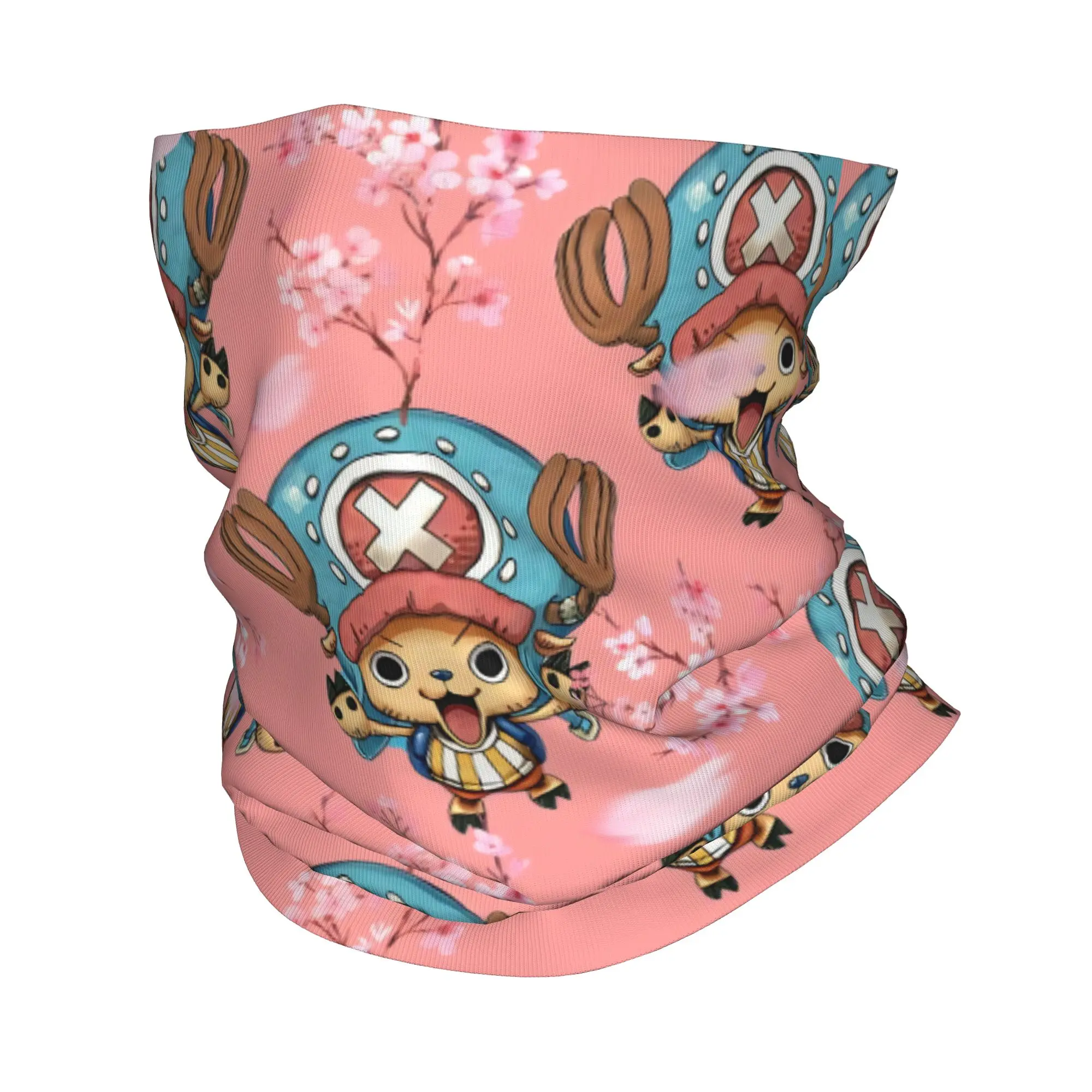 Custom Chopper Janpan Anime Neck Gaiter Women Men Windproof Winter Comics  Bandana Scarf for Ski