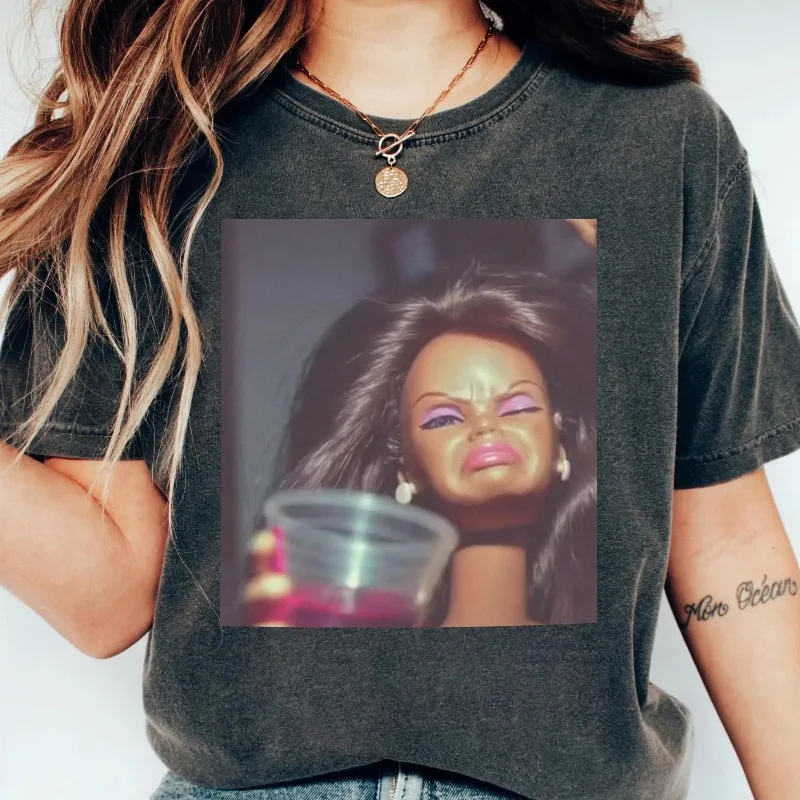 Baby Face Emoji T-shirt, Trendy and Alternative Summer New Style Unisex Casual and Fashionable T-shirt