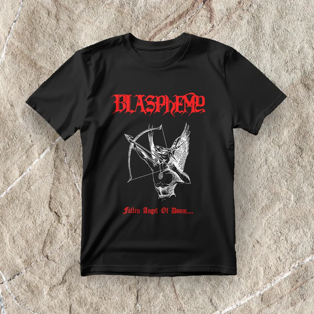 Blasphemy Fallen Angel of  Canadian Black  Band Album T-Shirt S-5XL  Unisex T-shirts  brand vintage