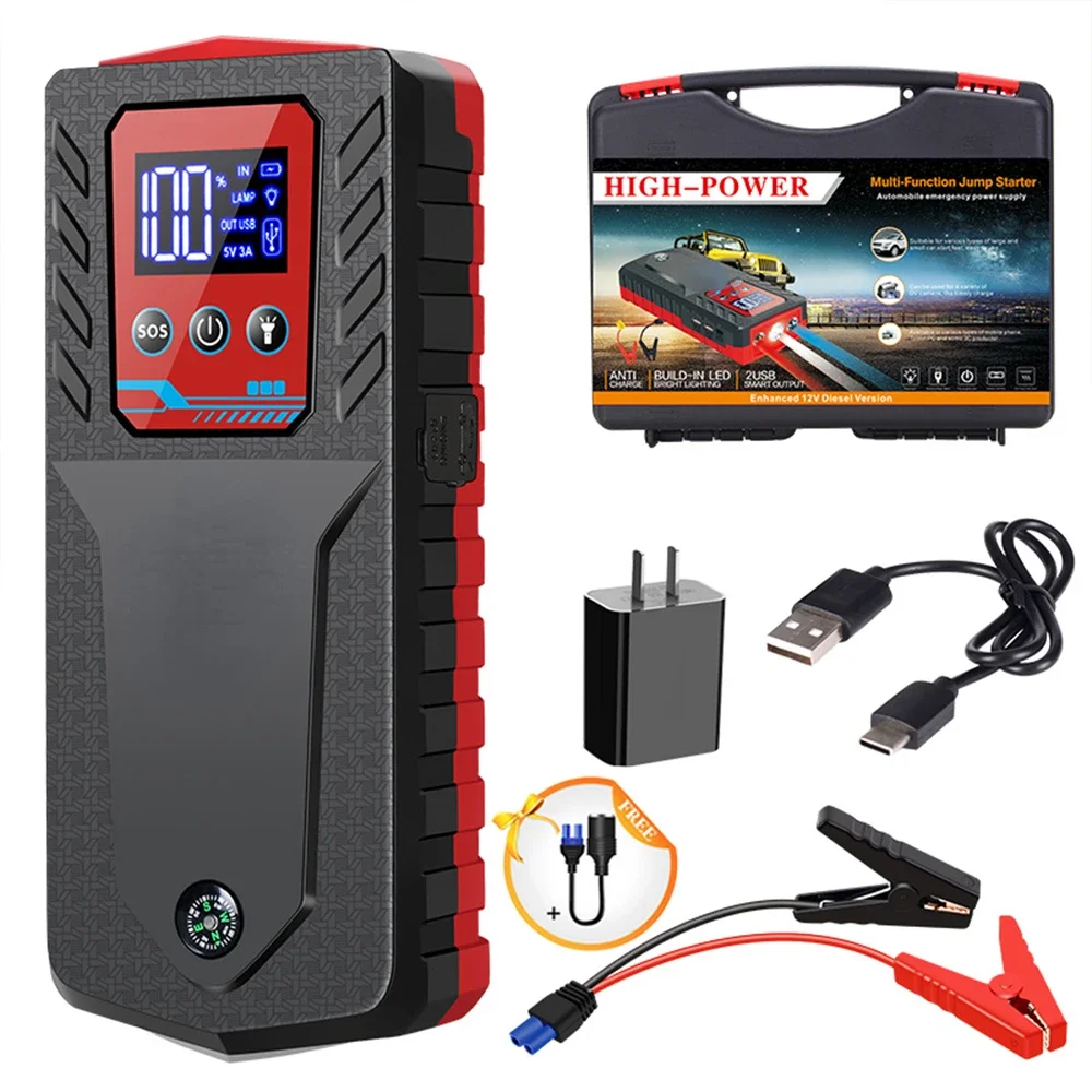 229800mah Car Jump Starter Device Portable Automotive Starter Emergency Powerbank Battery Booster Charger New Starting Device