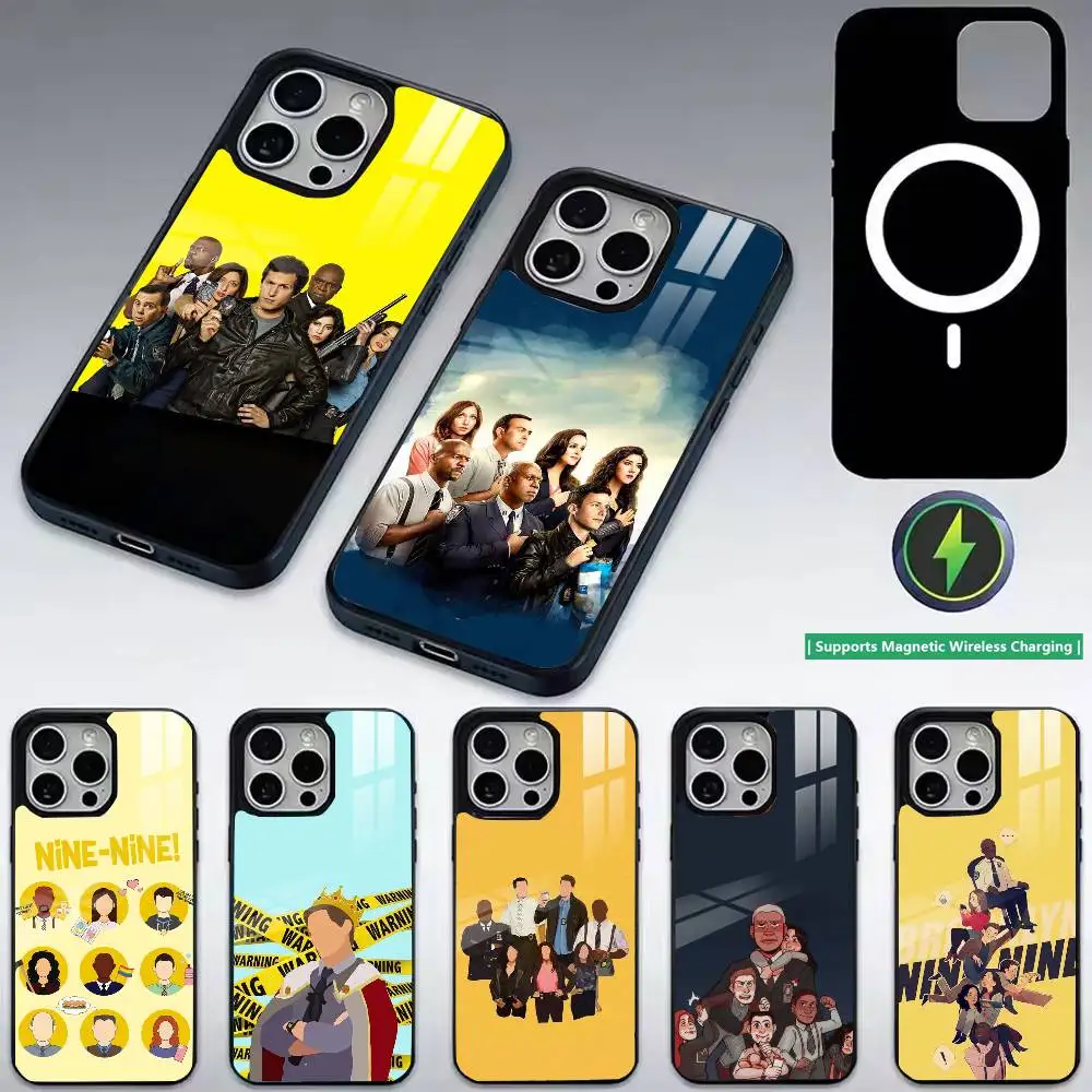 B-Brooklyn-n Nine-Nine-e-99 Phone Case For iPhone17,16,15,14,13,12,11 Plus,Pro Allows magnetic wireless charging