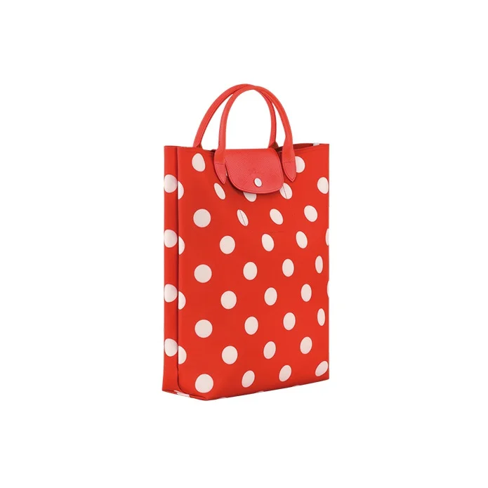 LONGCHAMP Le Pliage Canvas Storage Bag Handbag Women's Orange 10168HCH017