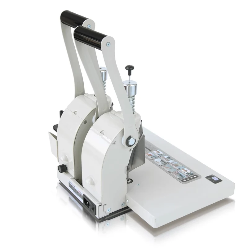 3875 Financial voucher binding machine Document bidding book punching machine Electric hot melt hose binding machine