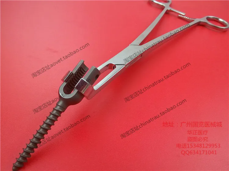 Medical orthopedics instrument spinal system stainless steel screw holding forceps screw pliers rod forceps for medical use