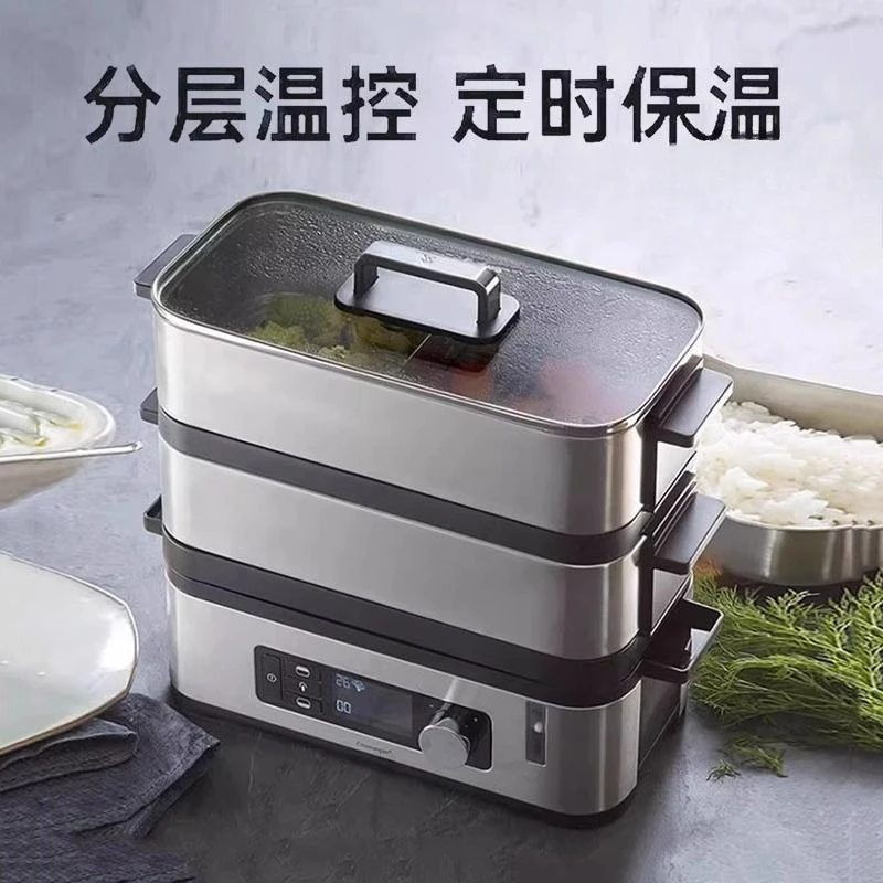 German stainless steel electric steamer automatic steam box household small multi-functional steamer electric steamer