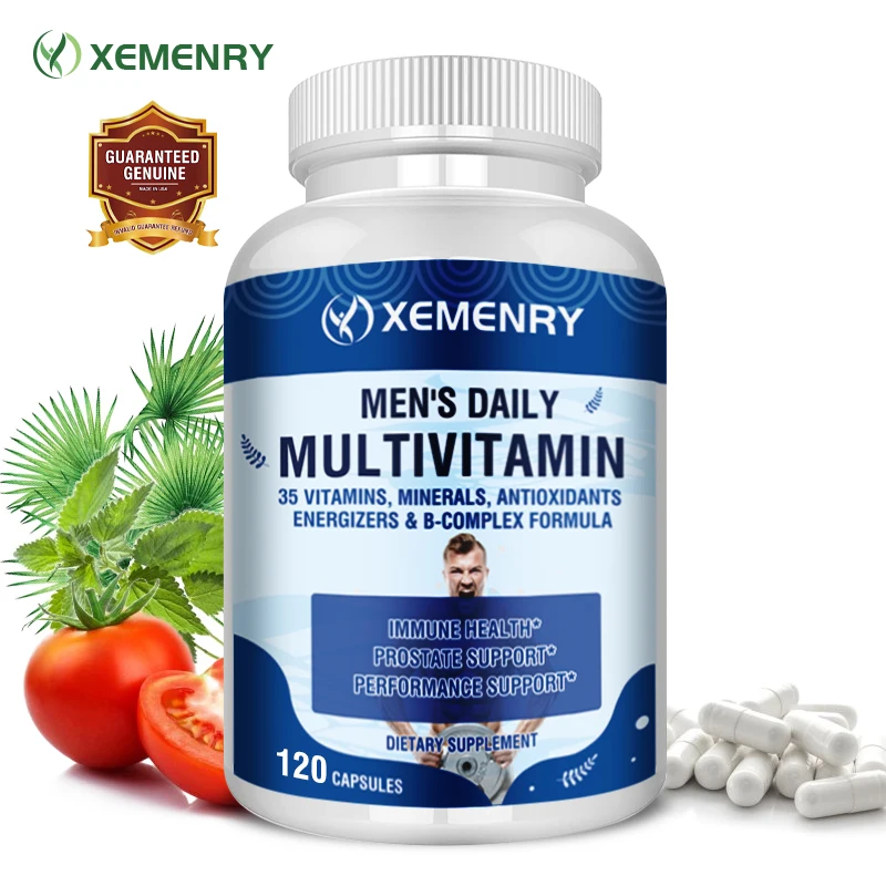 

Men's Daily Multivitamin - for Immunity, Energy, Digestion, Skin, and Overall Health