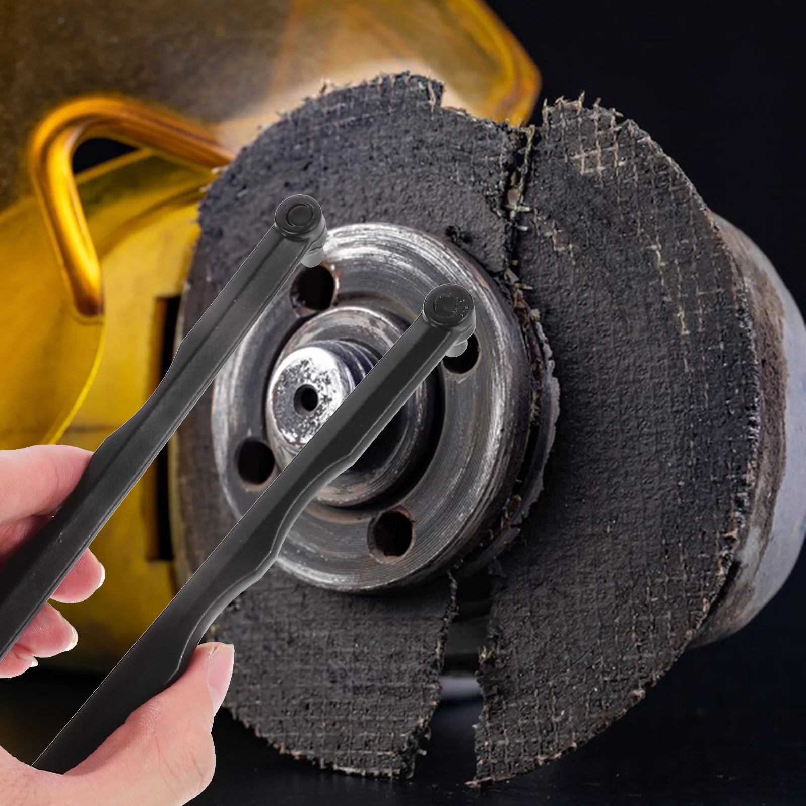 

Adjustable Hook Wrench Spanner Angle Grinder Face Apanner Pin Pliers Thin for Removal Tool