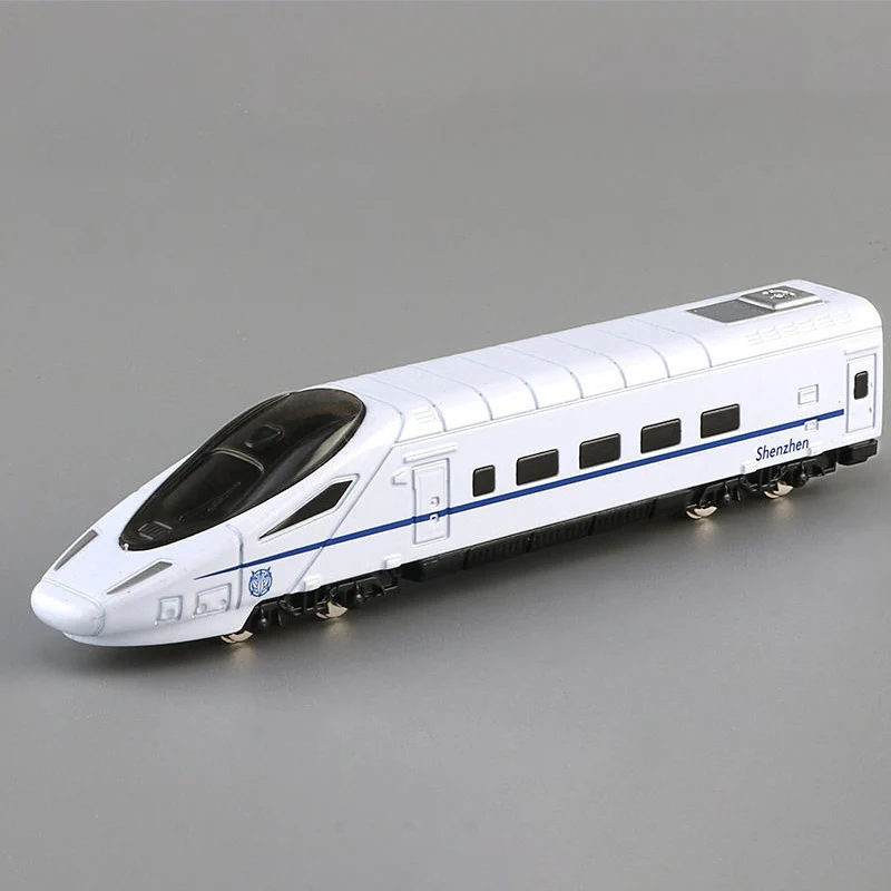 Simulazione del modello del treno in lega Retro Train Metal Diecast High-speed Rail Subway Car Model Toys For Boys