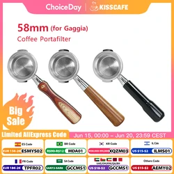 58MM Coffee Bottomless Portafilter For GAGGIA Classic Pro Naked Filter Basket Espresso Machine Accessories Maker Barista Tools